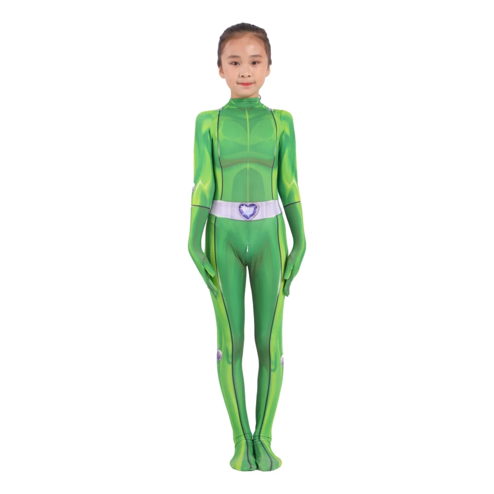 thumbnail image 1 of Disfraz de Cosplay de Totally Spies con estampado 3D 2020 para niñas adultas, disfraz de Halloween de Clover Ewing para mujeres, disfraz de Navidad de Alexandra, 1 of 4