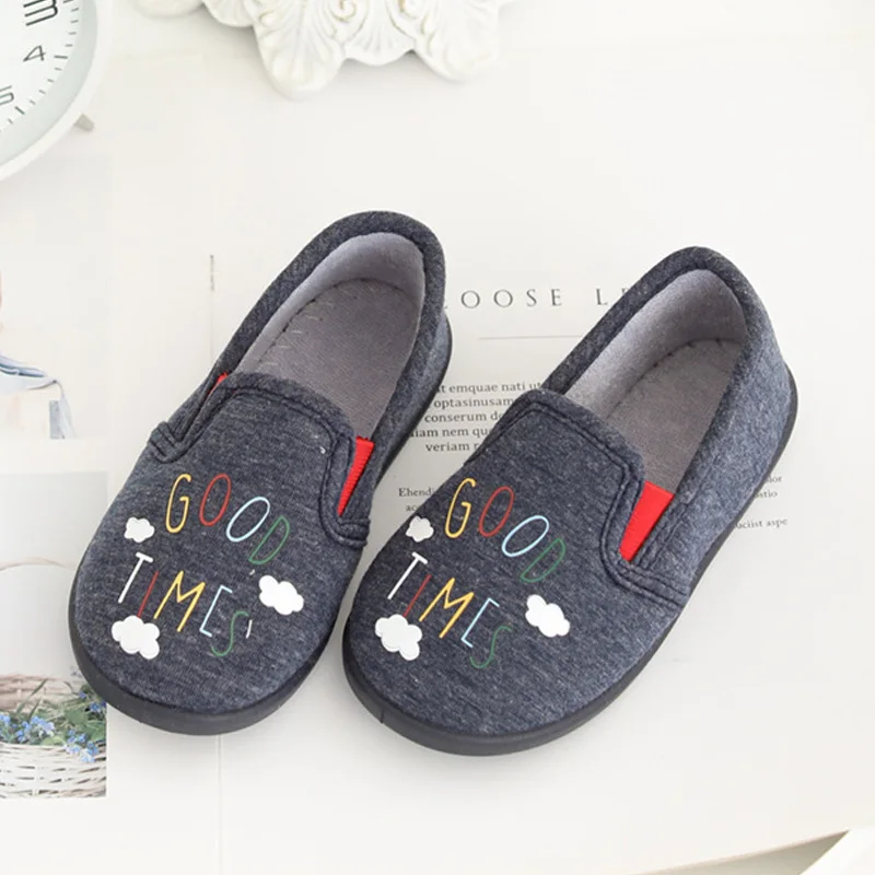 children's sandals Boys Child Home Slippers Autumn Cotton Soft Anti Skid Cloud Astronaut Pattern Outdoor Walking Shoes Kids Baby Indoor Slippers girls leather shoes Children's Shoes