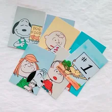 8 шт. Ins Peanuts Rogue Dog Милая мультяшная доска для сообщений, доска для фото-дисплея, настенное украшение, визитная карточка