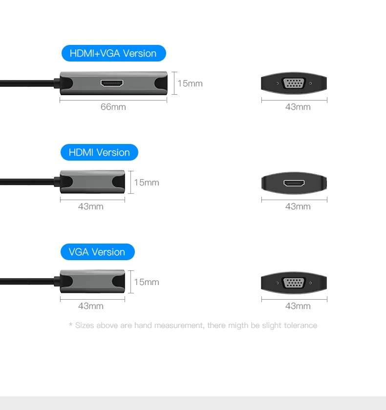 Vention USB C HDMI 4K USB 3,1 type C на HDMI переходник с внутренней резьбой для VGA кабель huawei mate 10 usb type-c HDMI адаптер