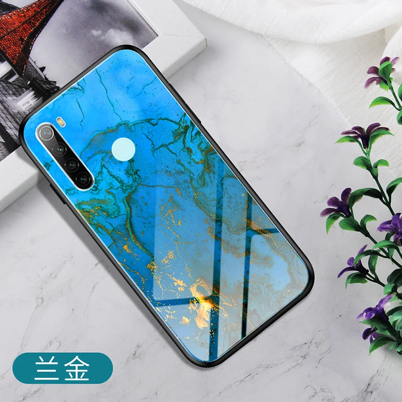 03 Силиконовый чехол для телефона для Xiao mi CC9 mi 9 SE чехол Капа градиентный чехол под мрамор красный чехол mi Note 7 8 K20 Pro закаленное стекло mi rro Shell - Цвет: 03