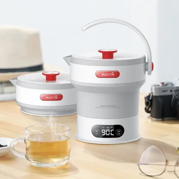 

XIAOMI Folding Electric Kettle Travel Dormitory Mini Household Portable Touch Screen Version Electric Kettle Water Kettle 220V