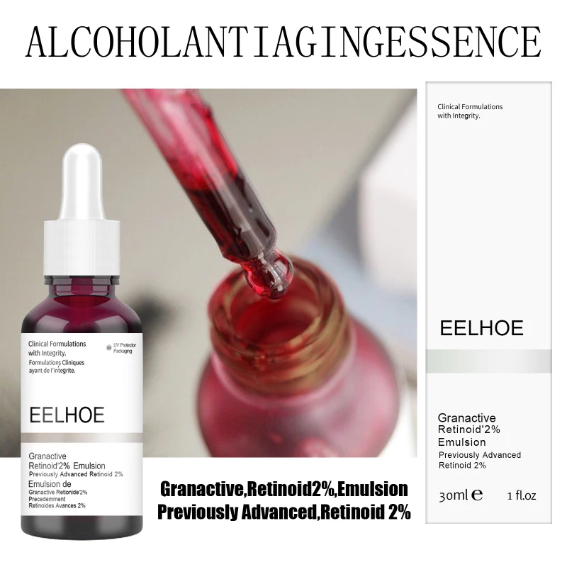 Suero facial antiacné, solución exfoliante, aceite SÉRUM encogimiento de poros, reafirmante, reparación hidratante, Smoot