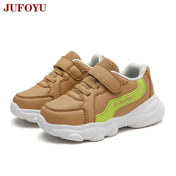 

2020 Autumn Fashion Comfortable Soft Bottom Leather Boys Girls Casual Shoes Toddler Kids Brand Shoes High Quality Size 21-26 New