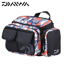 DAIWA Рыболовная Сумка Многофункциональная Сумочка двухслойный нейлоновый рюкзак серый камуфляж красный камуфляж открытый ремень Сумка рыболовные снасти