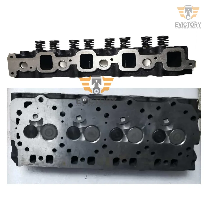 

It contains: 1 pc cylinder head complete ( with 8 valves, 8 guides, 8 seats, 8 springs, oil seals etc.) 1 SET full gasket kit c