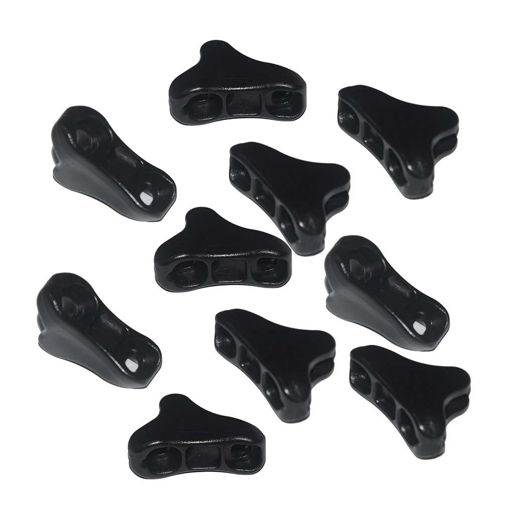 Anti Slide 10pcs Guy Line Cord Runner Camping Tent Rope Tensioner Fastener