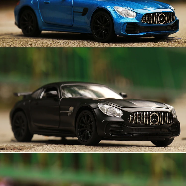 Украшение автомобиля, интерьер, роскошное украшение 1:32 Mercedes-Benz GTR, модель автомобиля из сплава, аксессуары для автомобиля, декоративный костюм для детей, игрушки