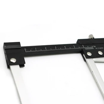 

60mm Vernier Ruler Black Replacement 1pcs Brake Disc Caliper Tyres Gauge