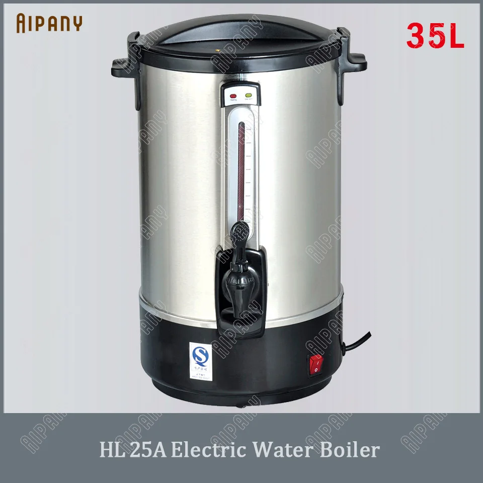 HL15A стол топ коммерческий Электрический бойлер для воды 6L/8L/10L/12L/16L/20L/30L35L/48L большой подогреватель молока Горячая кипячение воды машина - Цвет: HL25A-35L