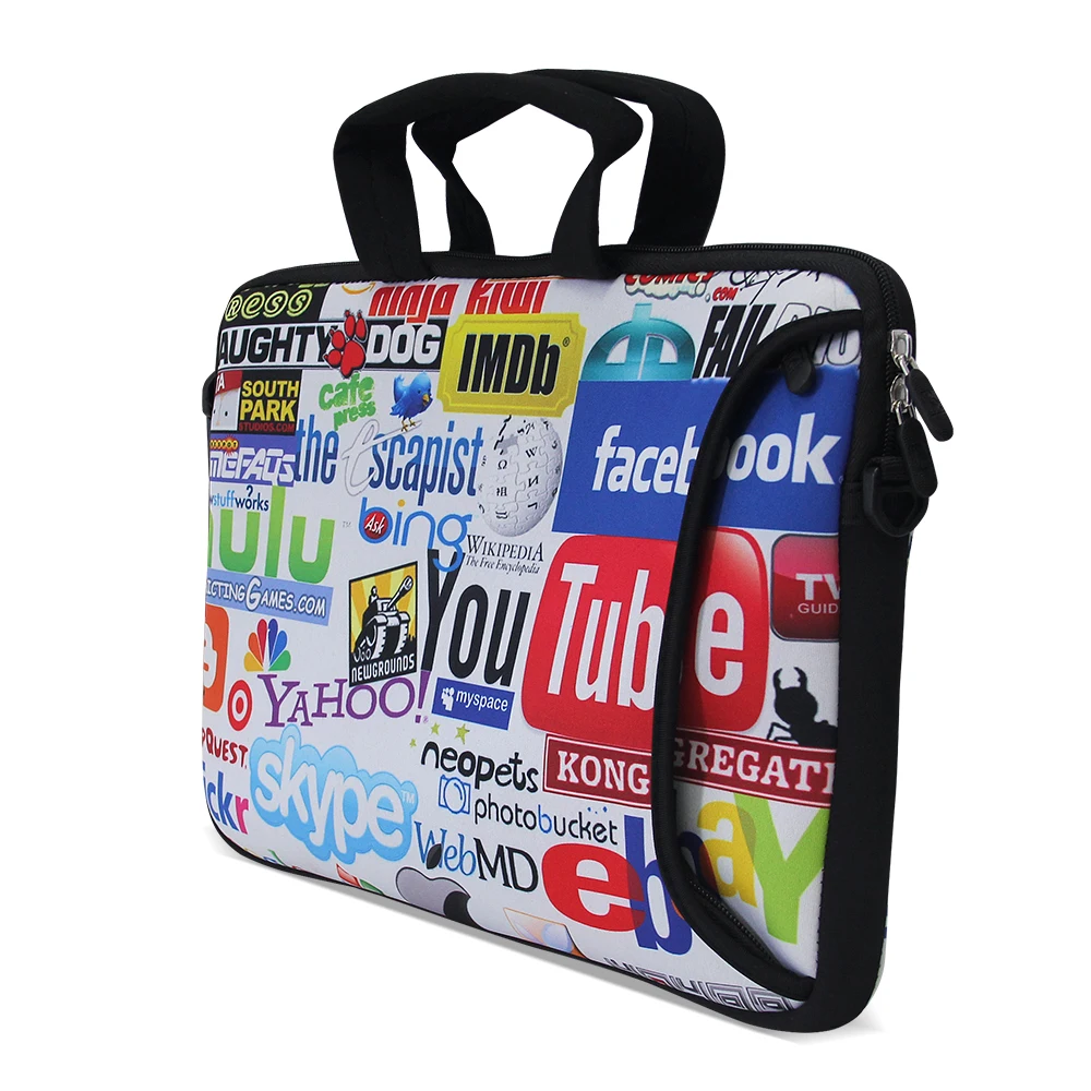 Laptop accessories laptop bag 10"12"13"13.3"14"15"15.6"17" for ipad/macbook air laptop messenger school bag men women bag laptop