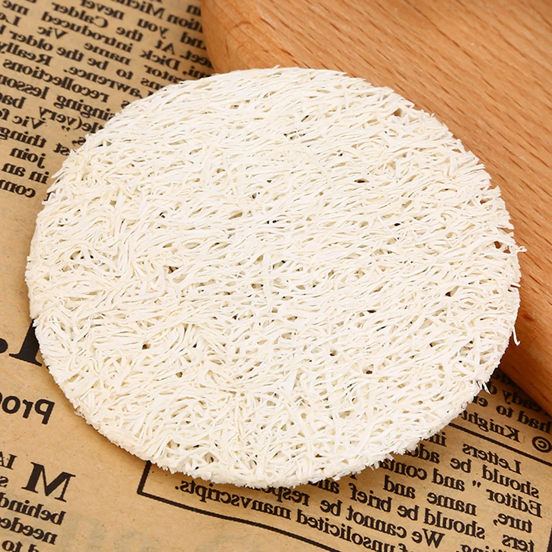 10pcs Bath Glove Oval Bath Towel Natural Loofah Sponge Bath Rub Exfoliate Cleaning Supplies Exfoliator