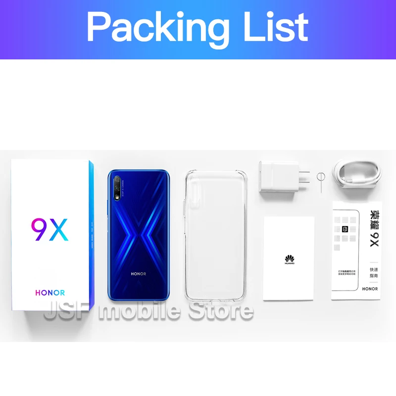 Honor 9X Pro смартфон Kirin 810 Восьмиядерный 6,59 дюймов подъем полный экран 48MP 3 камеры 4000 мАч GPU Turbo мобильный телефон