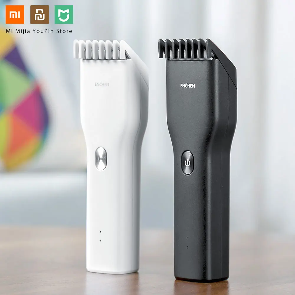 Xiaomi Enchen Boost USB электрическая машинка для стрижки волос с двумя скоростями Керамический Резак для волос быстрая зарядка триммер для волос для детей