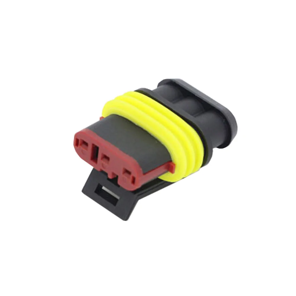 Amp Superseal set los conectores o enchufes 3 pines 0,50 ² conector cables eléctricos de automóviles camiones