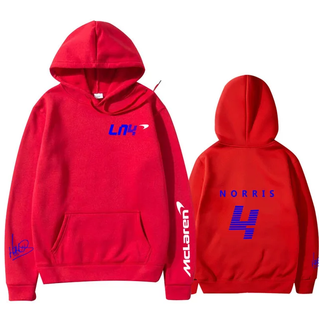 F1 McLaren Team Racing Fans Hoodies Autumn Winter Formula One Racer Lando Norris Hoodie Team Men/Women Oversized Hoodies 6