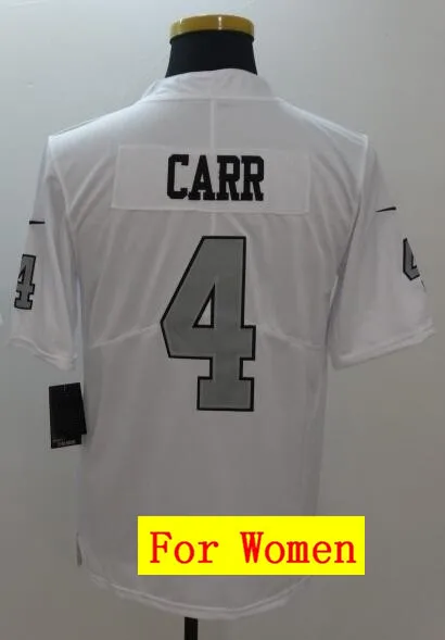 Все сшитые мужские wo Мужские Молодежные Дети Окленд Дерек Карр 4 Amari Cooper 89 Джерси - Цвет: As photo