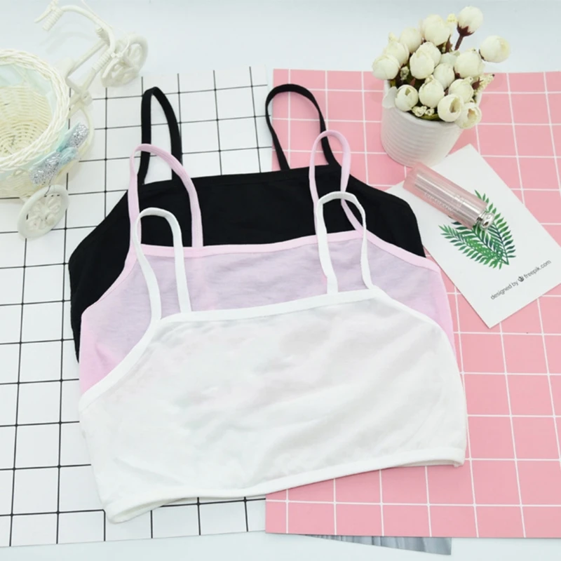 Хлопковое нижнее белье для девочек-подростков студенческий бюстгальтер