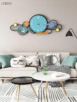 

Wall Clock Living Room Nordic Light Luxury Wall Decoration Clock Modern Minimalist Creative Clock Fashion Household Wall Watch