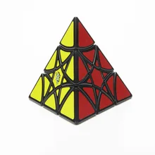 LanLan Curvy hexagram toy magic cube black sticker original Competition Speed Puzzle Cubes Toy High Quality 1pcs