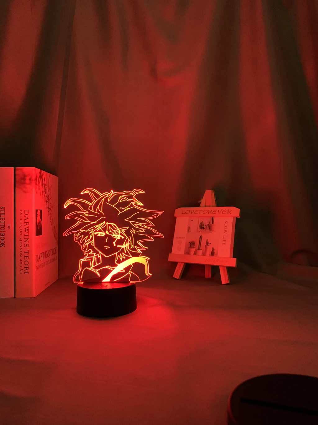 Anime Hunter X Hunter Killua 3d Led Lamp for Bedroom Decor Nightlight Birthday Gift Acrylic Led Night Light Hxh Killua Godspeed