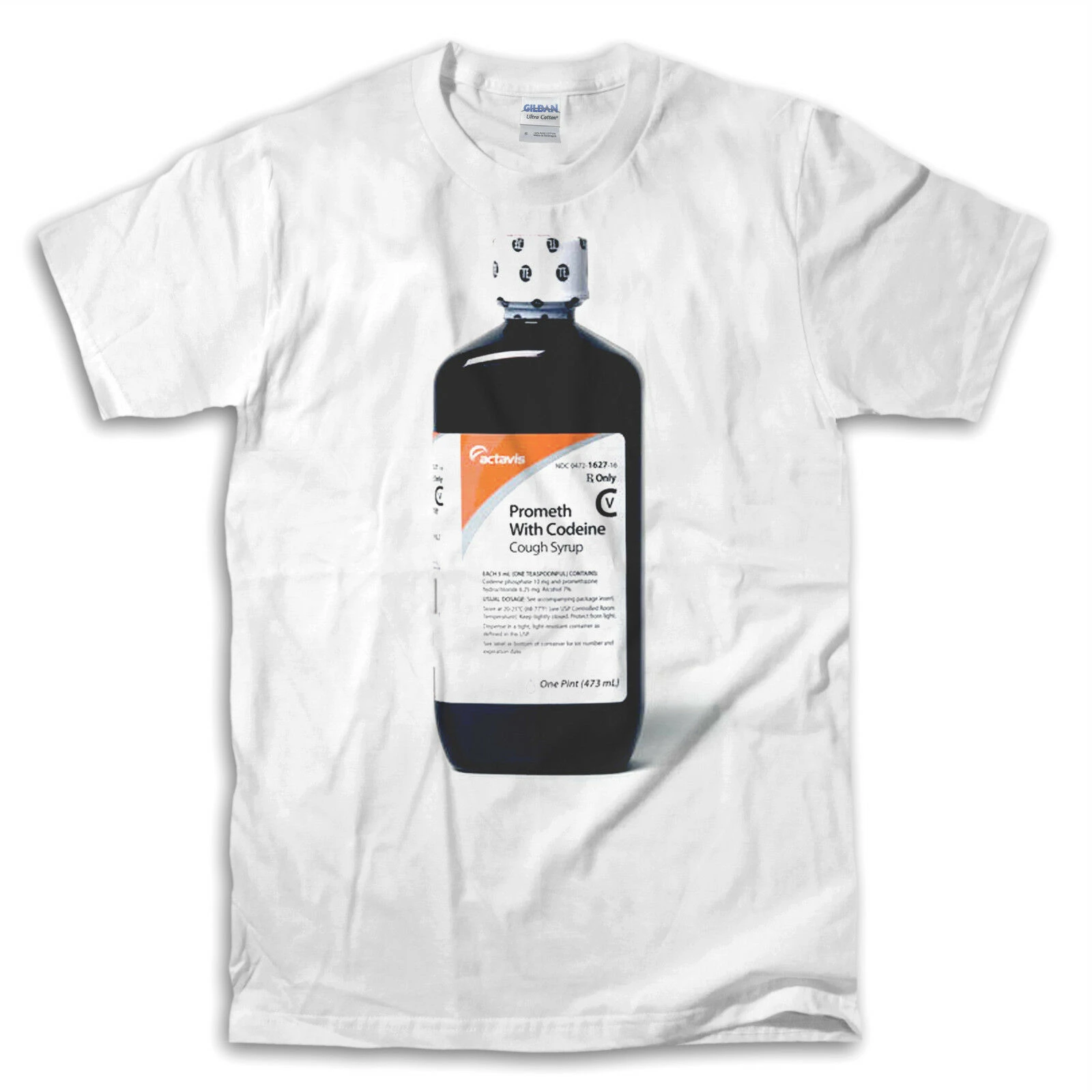 Camiseta blanca Lean Actavis Bottle, envío ¡De - AliExpress
