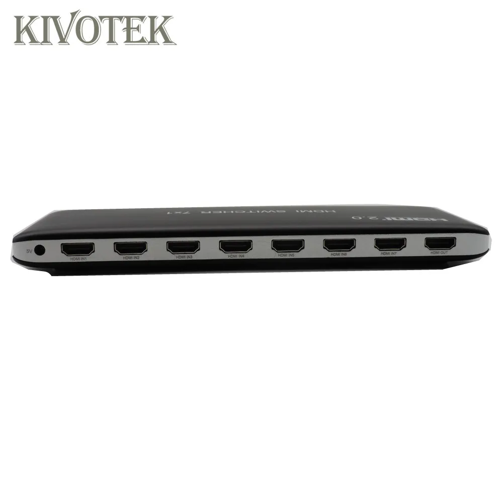  4K 3D 7x1 HDMI Switch Switcher Adapter7 to 1 Hdmi2.0b switch RC Controller hdmi Female Connector Fo