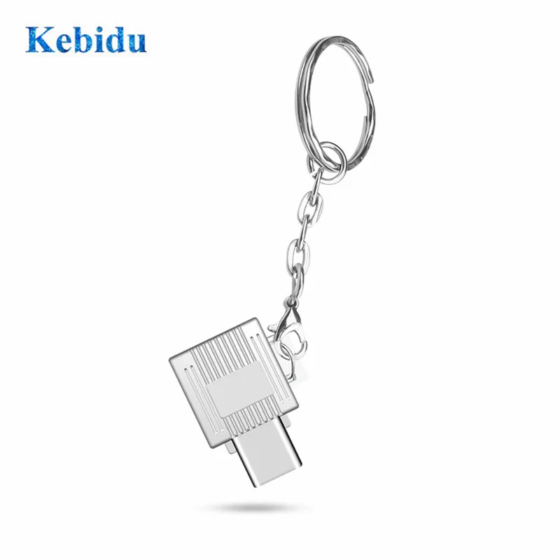 KEBIDU USB-C считыватель карт памяти USB 3,1 Тип CTF Micro SD OTG кардридер адаптер для samsung Galaxy S9 алюминиевый кардридер