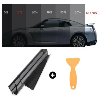 

50*100cm/50cm*300m 20% VLT Black Pro Car Home Glass Window Tint Tinting Film Roll