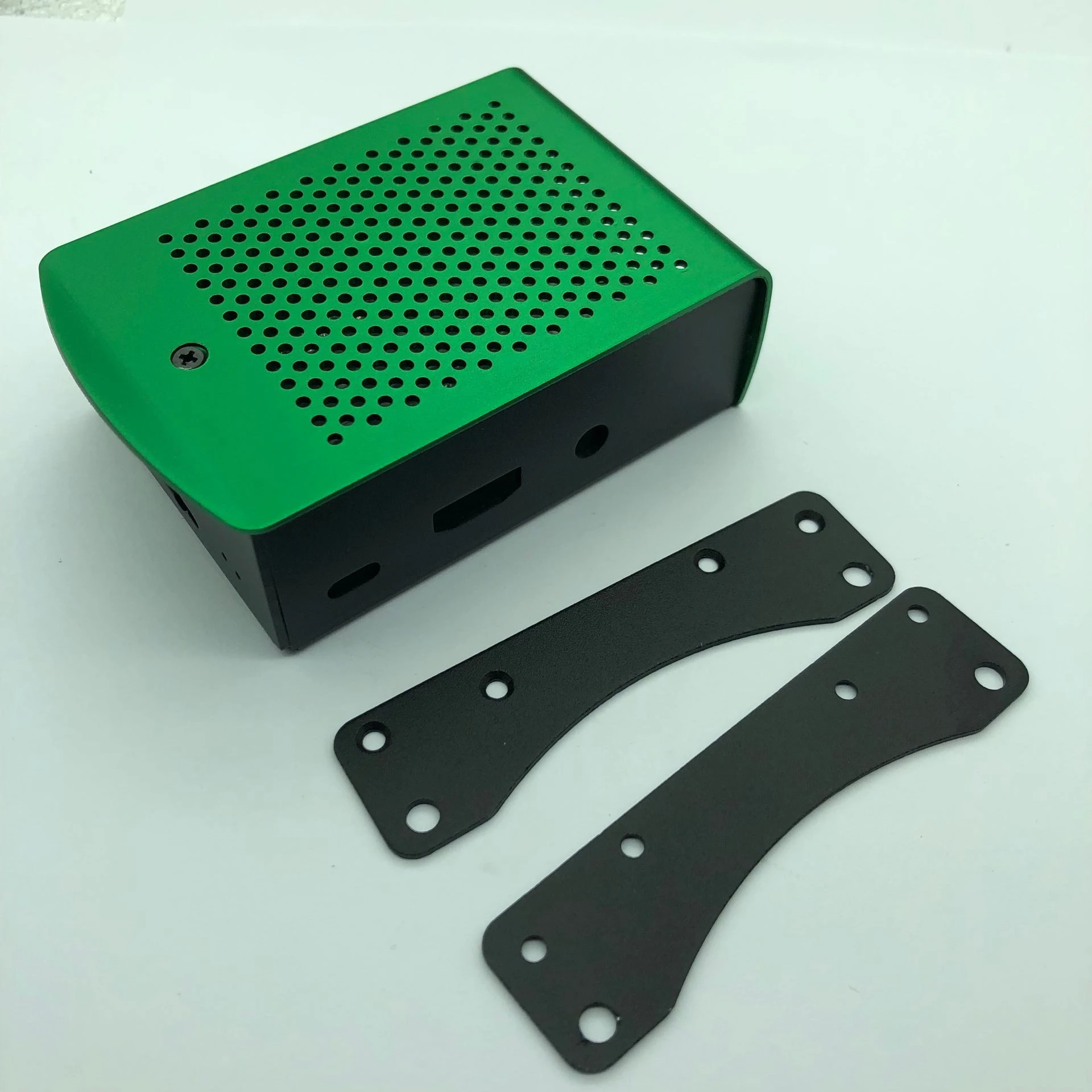 Raspberry Pi 4 Алюминиевый Чехол черный металлический корпус Серебряная коробка зеленый корпус для RPI 4 Модель B RPI 4B