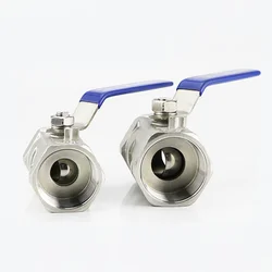 1pc Ball Valve Female Threaded Stainless Steel BallValve SS304 BSP 1/4