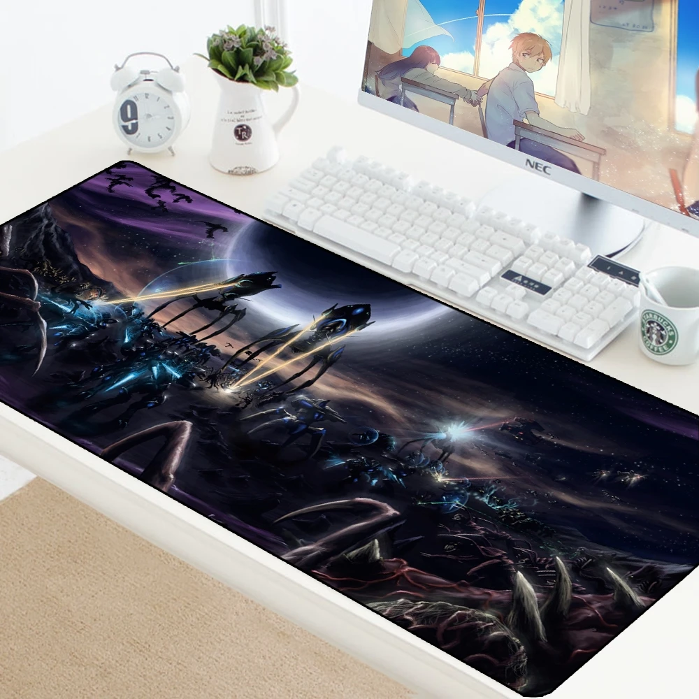 Игровой коврик для мыши StarCraft XL, большой коврик для мыши, геймерский ПК стол, фиксирующий край, коврик для мыши, ноутбук, офисный коврик, игровой коврик, аксессуары