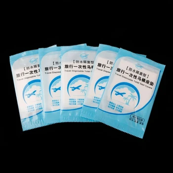 

50Pcs Disposable Toilet Seat Cover Waterproof Antimicrobial Paper Mat Pad