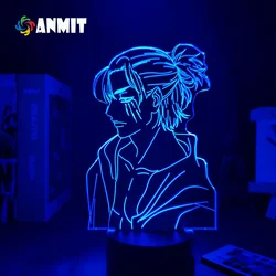 Lampe led avec capteur de mouvement Titan 4 Eren Yeager, USB, luminaire décoratif d'intérieur, idéal pour une chambre à coucher 