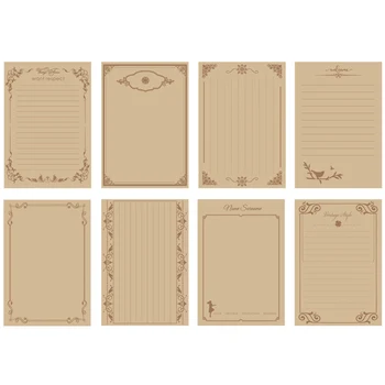 

8pcs/lot Retro Letter Envelope Wedding Invitation Writing Stationery Paper Pad Note Letter School Office Envelopes Supplies Gift
