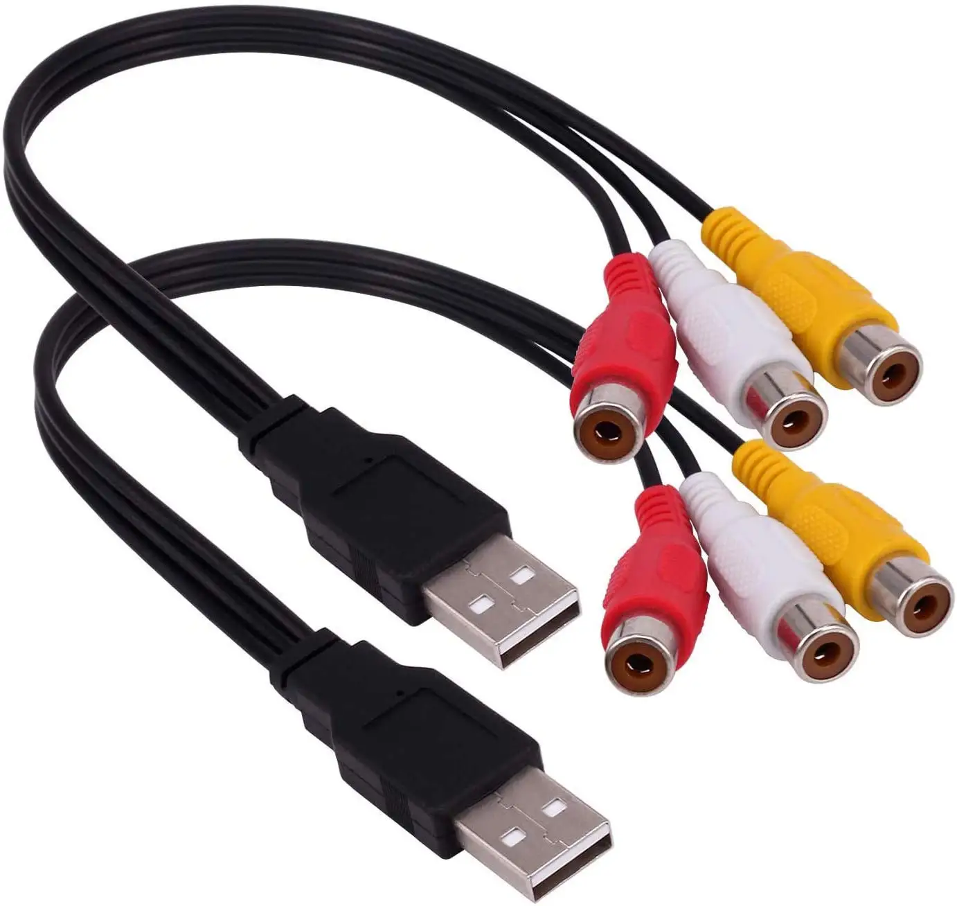 Versatz Hör mal zu Ausgaben cinch auf usb kabel Hartnäckig Exquisit erhalten