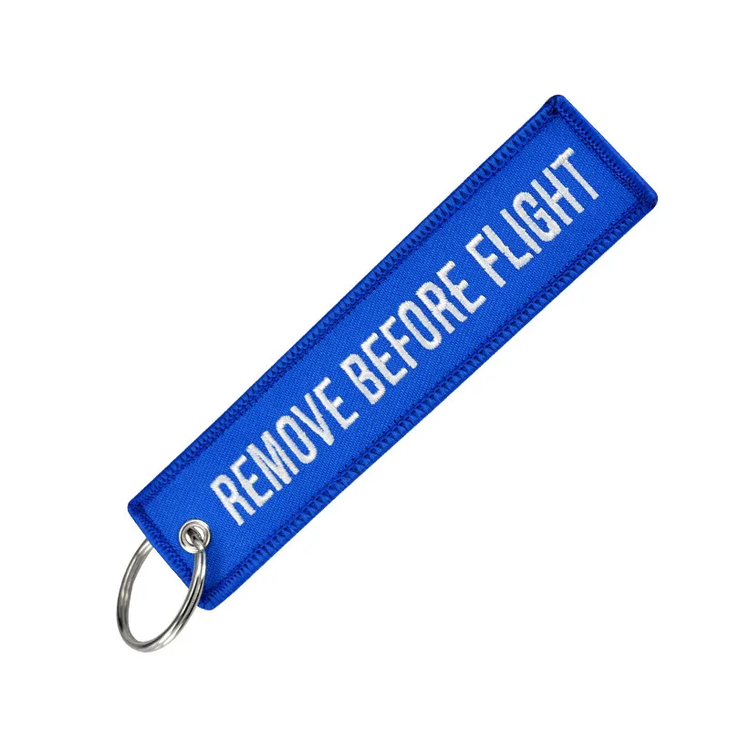 Брелок для ключей с вышивкой Remove Before Flight|Детали и аксессуары сумок| |