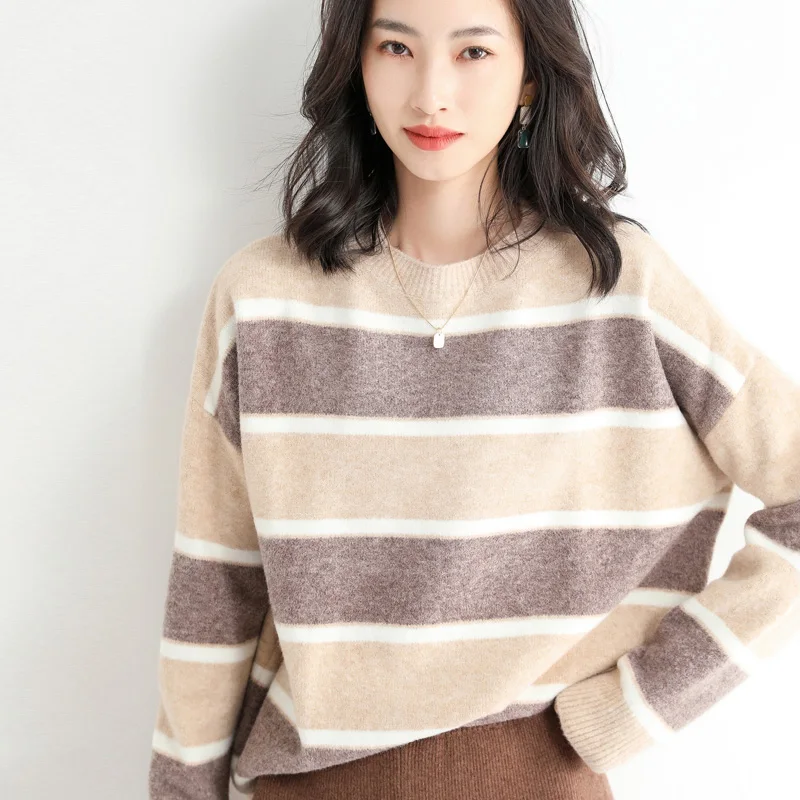 Female Knitwear Knitted Sweater Women Cashmere Pullovers Sweater Winter O Neck S 