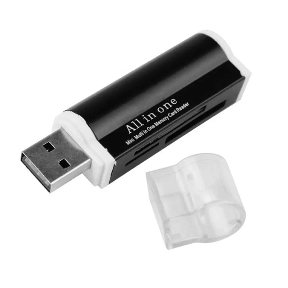 Все в 1 Micro USB считыватель карт памяти многофункциональный USB 2,0 адаптер для Micro-SD TF M2 MS мини-металлический кардридер