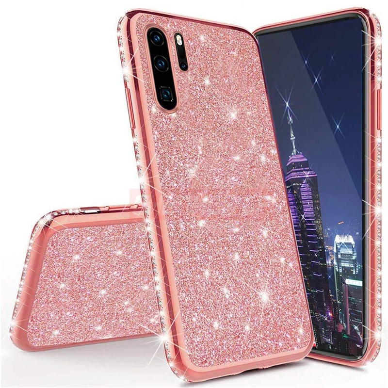 Блестящий чехол со стразами для Huawei P Smart Z Y9 Prime 2019 Honor 9X 20 Pro Mate 30 мягкий силиконовый
