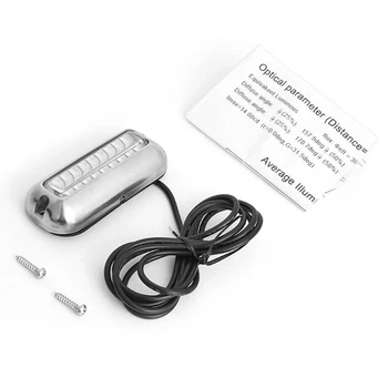 

3.6W 1Pcs LED Light Accessories Parts 27LED Green Underwater Pontoon Marine Boat Lamp 10-30 VDC