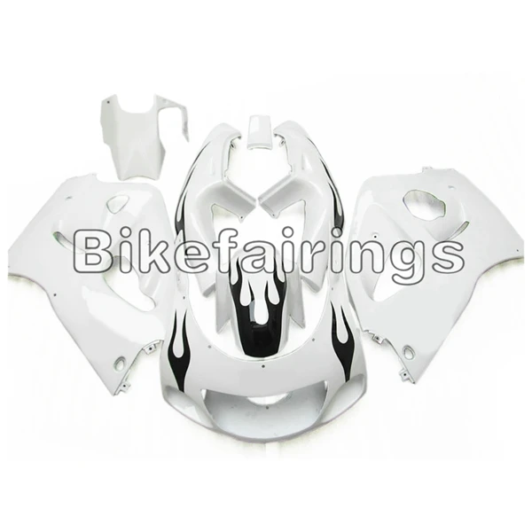 Белый Обтекатели для Suzuki 1996 1997 1998 1999 GSXR600 GSXR750 96 97 98 99 Sportbike ABS Кузов комплект