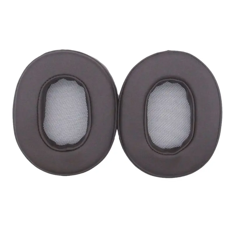 Коричневый 1 пара кожаных амбушюр подушечка подушечки для sony MDR-1A 1ADAC наушники - Цвет: Коричневый