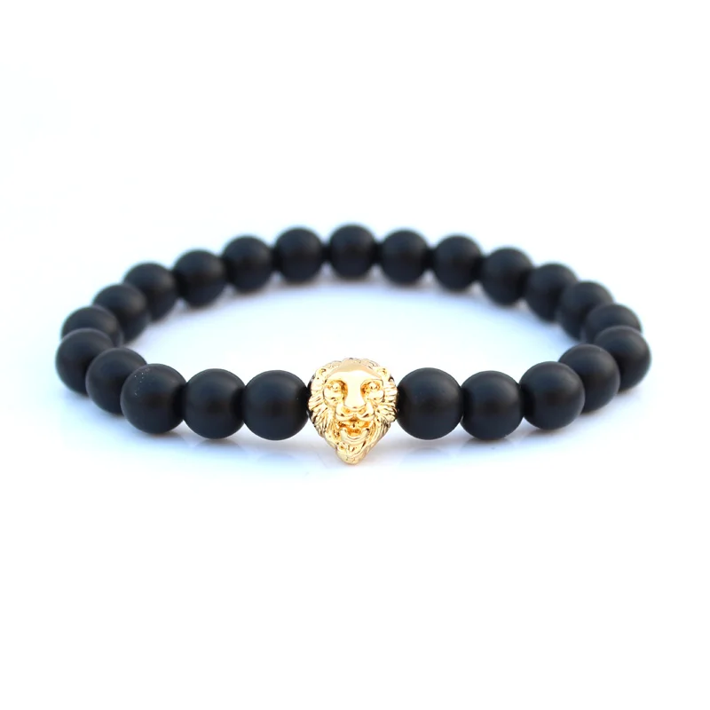 Браслет с бусинами из натурального камня для мужчин и женщин | Украшения