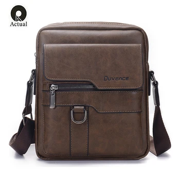

European and American fashion 2020 new models Men Men Leather Flaps Men's Crossbody Bags Business Brown Flap Male Handbag