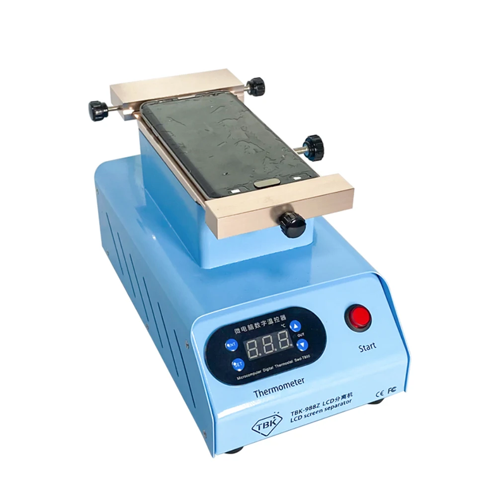 

7" LCD Screen Separator Lcd Glue Cleaning,the Heating Plate Built-in Double Vacuum Pump TBK-988Z 7 Inch De-gluing Separator