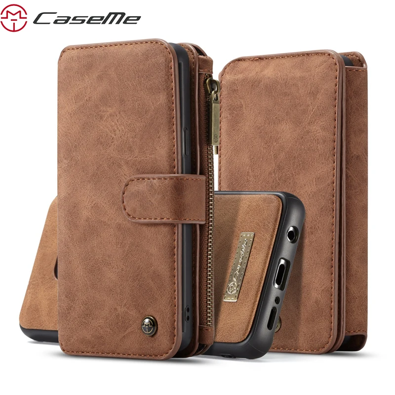 Чехол для Samsung S10 CaseMe кожаный бумажник флип чехол телефона с функцией подставки S9