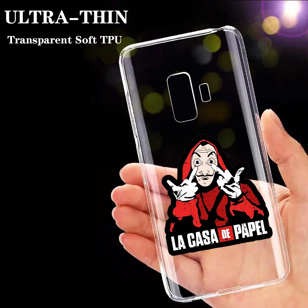 

etui Spain TV La Casa papel Money Paper phone Case For Samsung Galaxy A5 A6 A7 A8 A10 A20E A30 A40 A50 A70 J3 J4 J5 J6 J7 Plus