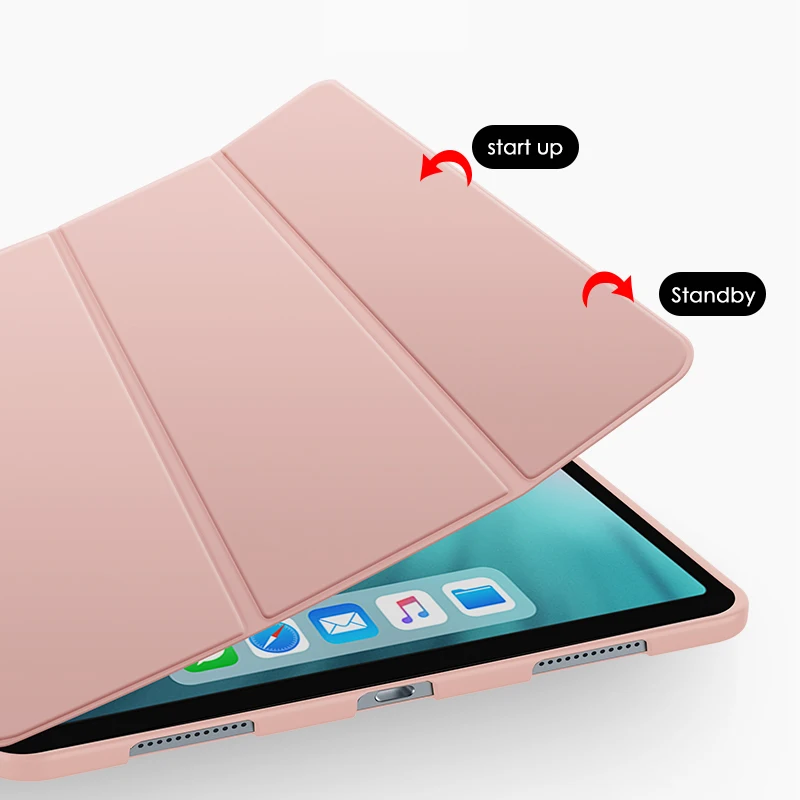 Чехол для IPad Pro 11 дюймов 2018 дюйма Мягкая силиконовая задняя крышка из