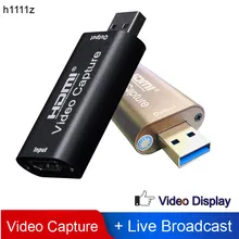 H1111Z 4K Карта видеозахвата USB3.0 2,0 HDMI видео захватывающая коробка для PS4 игры DVD видеокамера камера запись в режиме реального времени H1111Z 4K Карта видеозахвата USB3.0 2,0 HDMI видео захватывающая коробка для PS4 игры DVD видеокамера камера запись в режиме реального времени
